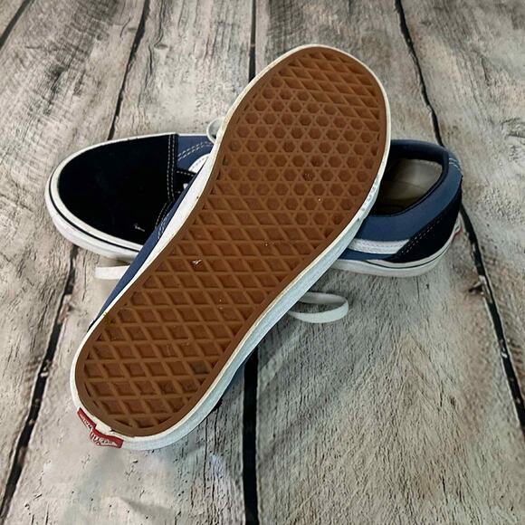 D10 Vans Old Skool Blue and Black Sneakers, Size 9, Pre-owned - Picture 6 of 8